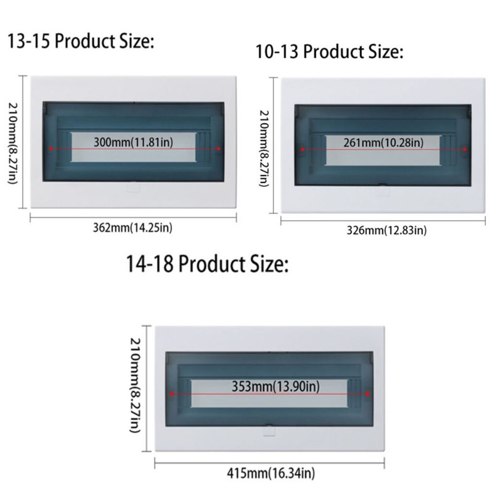 Cubierta de caja eléctrica resistente a la intemperie, tapa transparente, Material plástico, caja de distribución de plástico, caja de protección decorativa