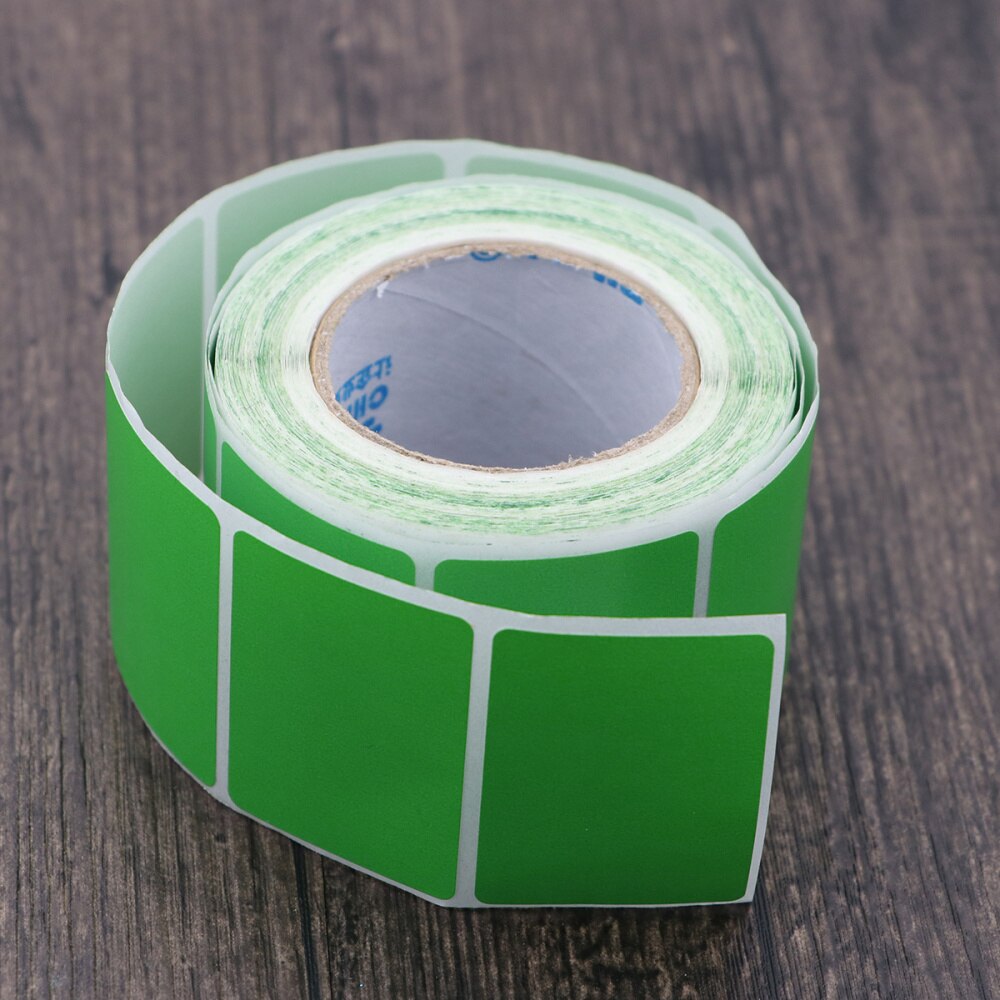 Blank Thermal Transfer Labels Printer Paper Adhesive Stickers (Blue): Light Green