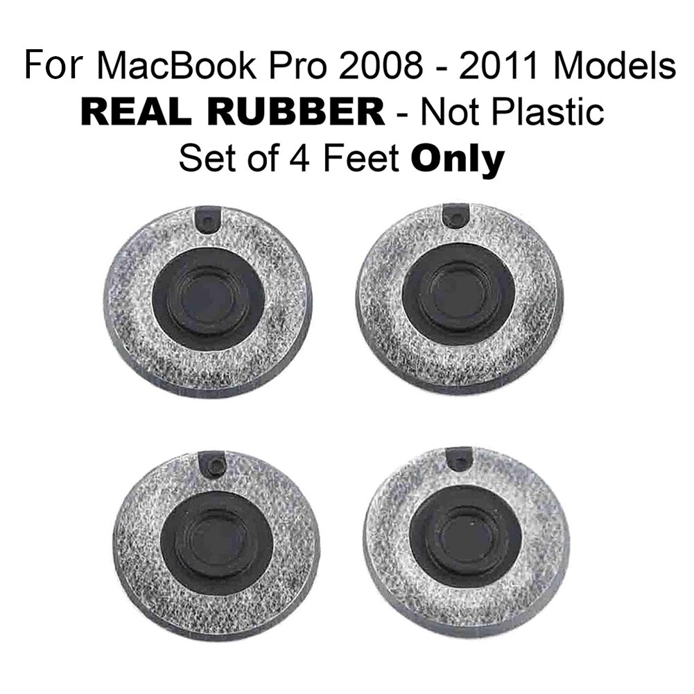 4x Laptop Bottom Foot Pad Replacement Feet Base for MacBook Pro A1278 A1286 A1297