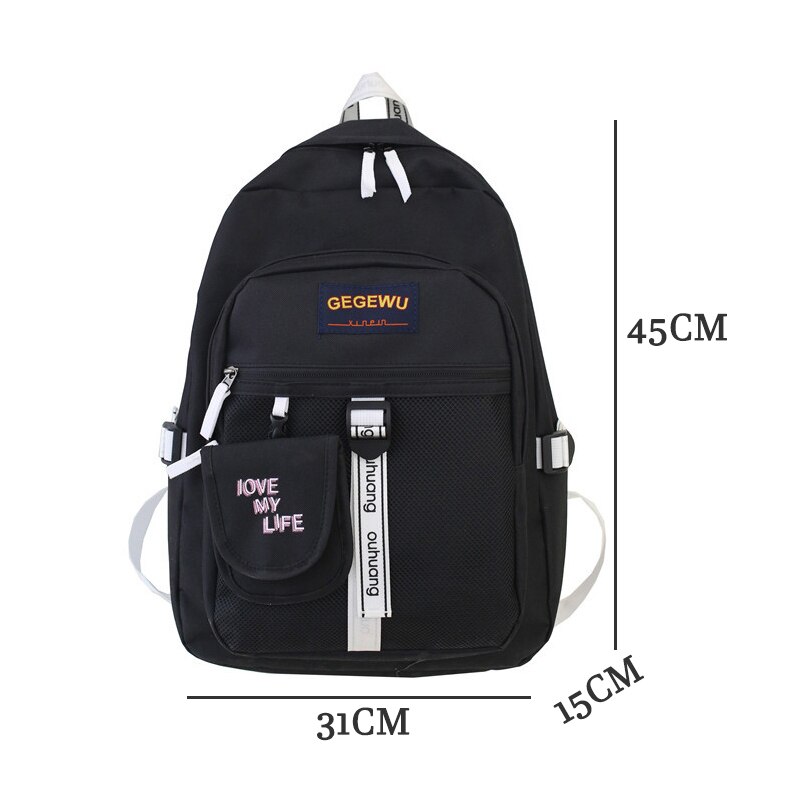 Schule taschen für teenager mädchen rucksack schul jungen Große Kapazität Campus Student Tasche frauen bookbags