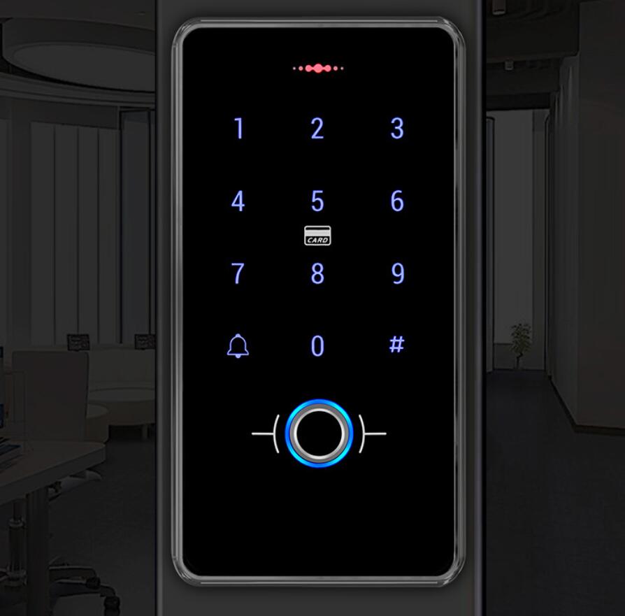 13.56MHZ ABS case Access system fingerprint reader Wiegand26 Reader Fingerprint Access Control Card System IP68 Weatherproof