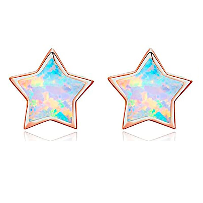 Boucles d'oreilles licorne pour petite fille, bijoux en cristal, chat, papillon, arc-en-ciel, cœur, étoile, de noël, tendance: Style 15