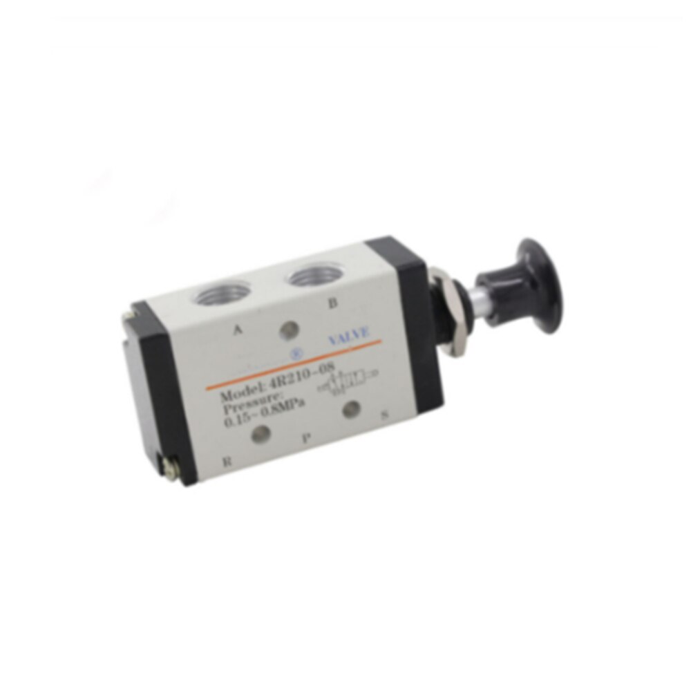 1Pc 5 Port 2 Position 1/4" BSP Hand Operated Air Valve Manual Pneumatic Controller 4R210-08