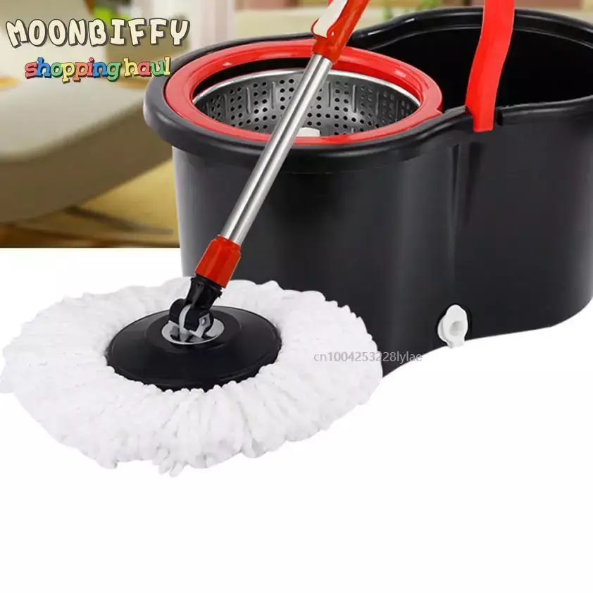 Universal- Mopp Kopf Nachfüllung Rotierenden Dreh Mops Mikrofasern Runde 16mm Wischen Kopf Mikrofaser Lappen Mopp Tuch Ersatz sauber Werkzeug