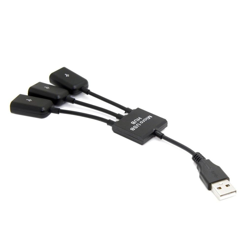 USB 2.0 to 3 Ports Hub Cable Bus power For Laptop Notebook PC