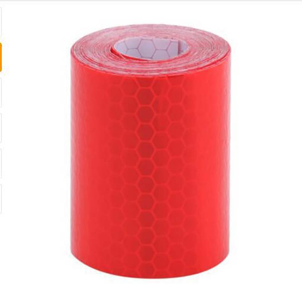 6 Kleur Auto Reflecterende Tape Decoratie Stickers Auto Waarschuwing Veiligheid Reflectie Tape Film Auto Reflector Sticker Op Auto Styling: Rood