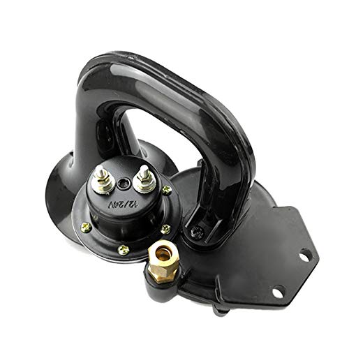Universel pour Auto voiture camion 135db Air klaxon 12/24V Super fort trompette Air klaxon avec Valve électrique plat voiture accessoires