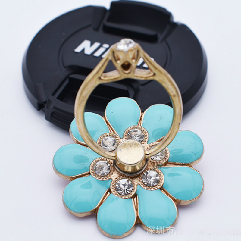 Vinger Ring Mobiele Telefoon Houder Stand Voor Telefoons Grip Ondersteuning Accessoires Mobiele Mount Telefoon Smartphone Ronde Gsm Houder: Green