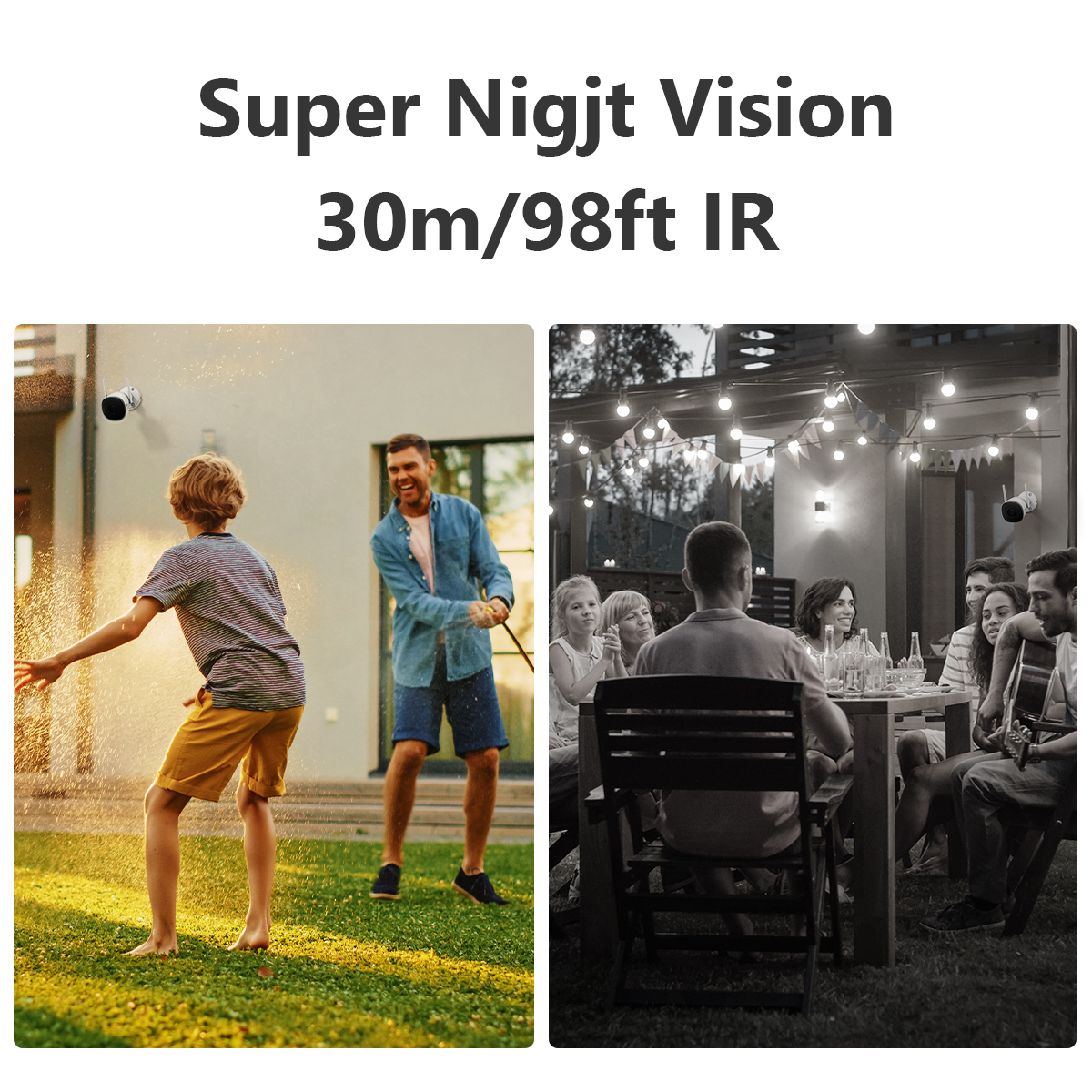 IMOU 4MP 2MP balle 2C caméra Wi-Fi double antenne Vision nocturne extérieure IP67 enregistrement résistant aux intempéries AI détection humaine