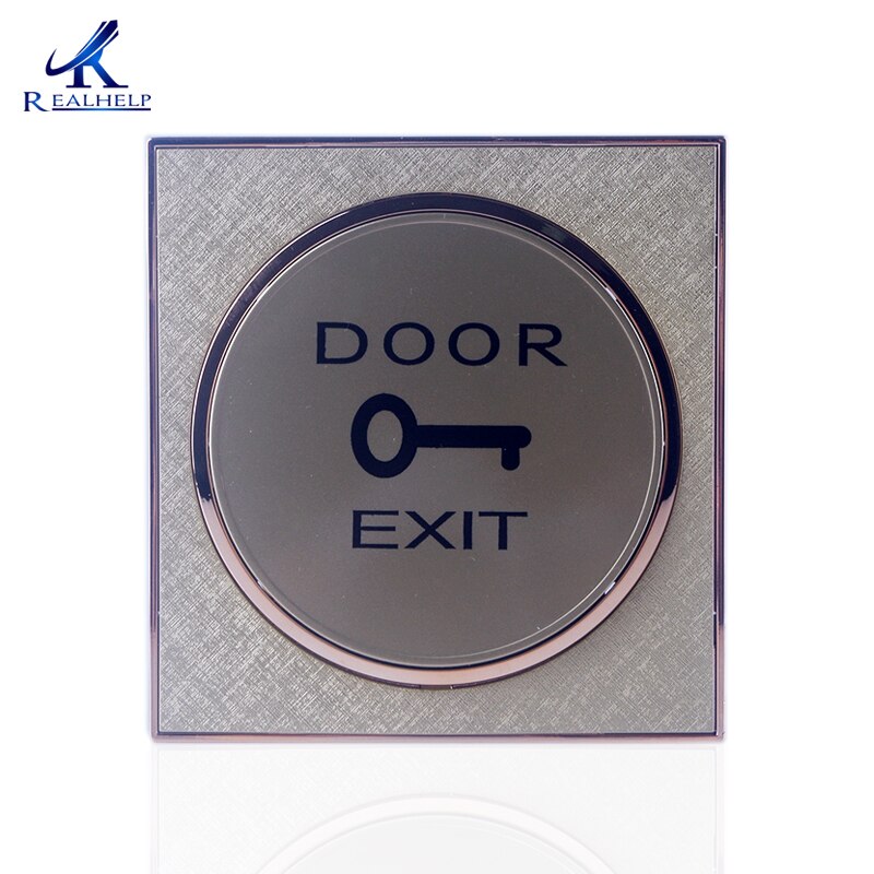 Sistema de apertura de puerta con pulsador dorado, control de acceso, acceso único, barato