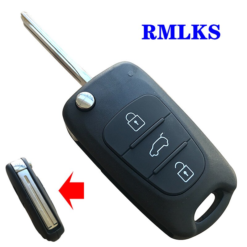 Carcasa de llave remota para Hyundai I20, I30, IX35, I35, Accent, Kia, Picanto, Sportage, K5, 3 botones, funda plegable para llave remota, novedad: For H-yundai / TOY40 Blade