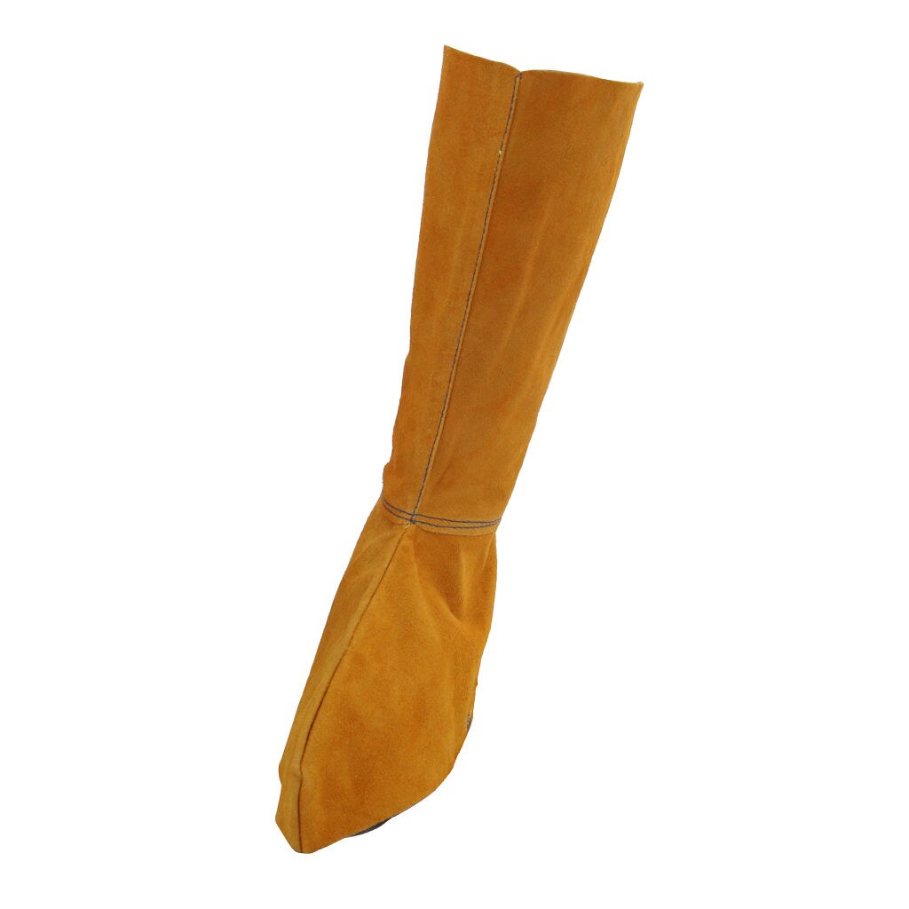 Teilt Leder Schweißen Gamaschen/Schuh Schutz Abdeckung 390mm Länge Schutz Kleidung Zubehör