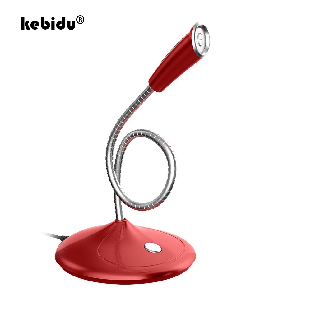 Computer 3.5mm USB Microphone 360° adjustable Studio Speech Microphone Gaming Chatting for Desktop PC Laptop USB Microphone