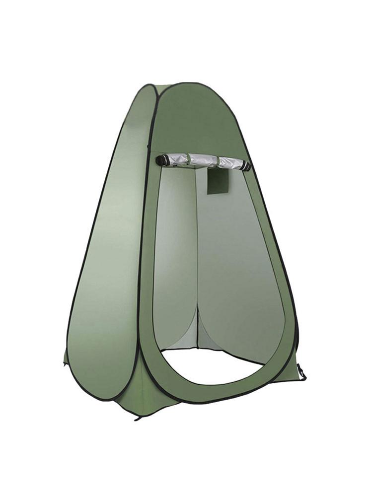 Tragbare Outdoor Camping Zelt Dusche Zelt Einfache Bad Abdeckung Ändern Umkleidekabine Zelt Mobile Toilette Angeln Fotografie Zelt: WHITE