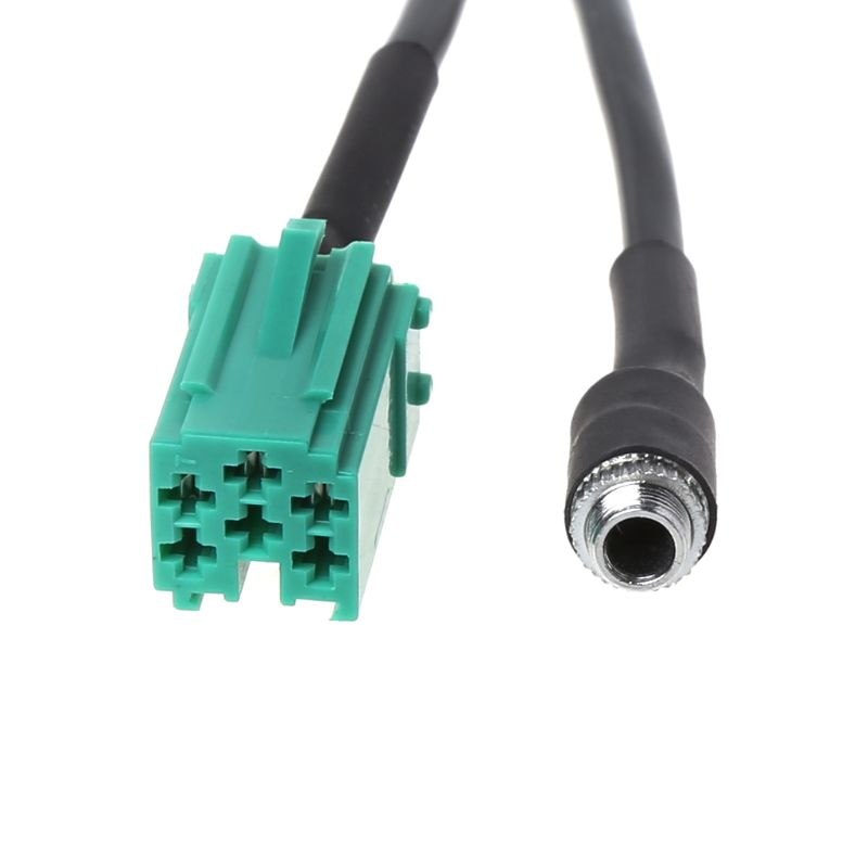 Mini-iso 3.5mm hunstik kabel adapter kabel til renault clio megane scenic 2005 radio cd afspiller