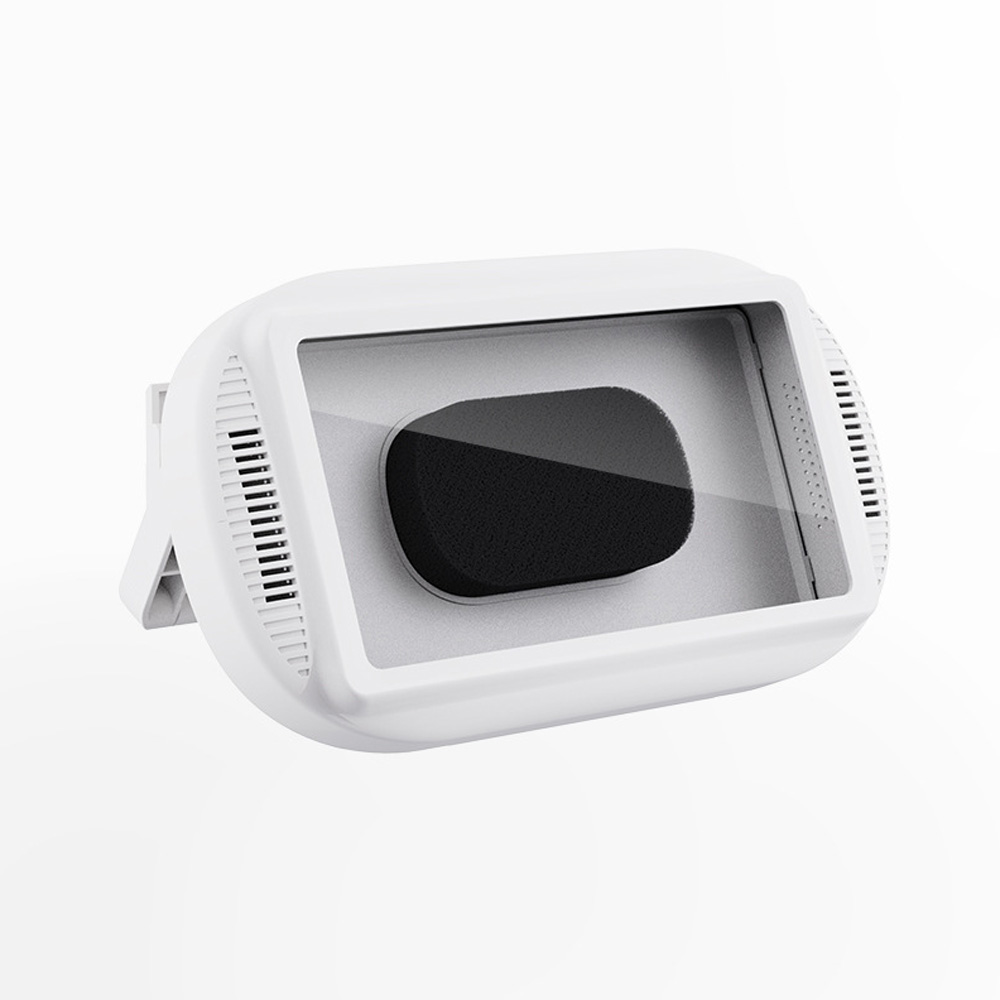 Wodoodporny uchwyt na telefon strąk prysznic, obrotowy uchwyt na telefon robić wanny, łazienki, uchwyt na ekran dotykowy zapobiegający запотеванию na telefon 4-7'': Default Title