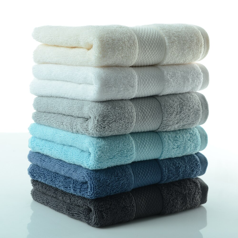 100% Cotton beach Bath Towels bathroom 76*152cm 670g Thick Luxury Solid Washcloth for Soft Shower Face Bath Towels for Adults
