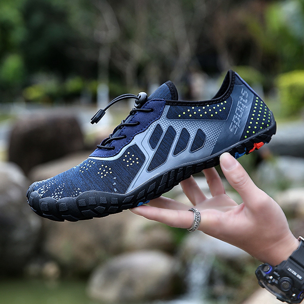 Zapatos de agua deportiva para hombre y mujer, calzado informal de malla para exteriores, para playa, descalzos, de secado rápido, para natación, n. ° g4
