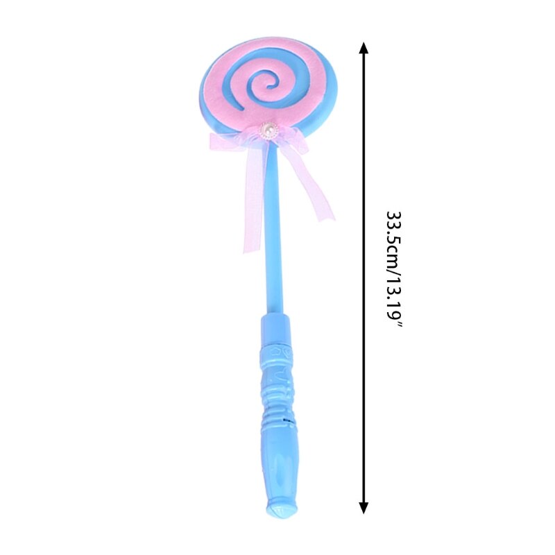 Hbb 1Pc Led Lollipop Fee Prinses Wand Flash Light Glow Stick Party Benodigdheden Lamp Kids Kinderen Lichtgevende Speelgoed Baby slaap Licht