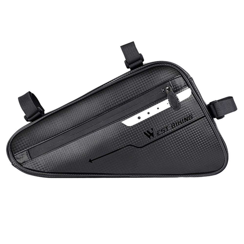 4L Capaciteit Waterdichte Fiets Driehoek Tas Mtb Racefiets Voorkant Tas Classic Delicate Textuur Draagbare Fiets Tassen: Default Title