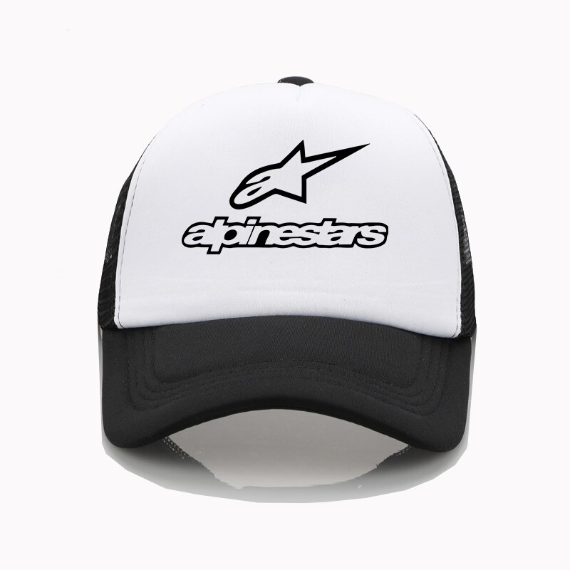 Alpine star Printed baseball cap men/Women cool Summer Mesh Trucker cap adjustable snapback hats