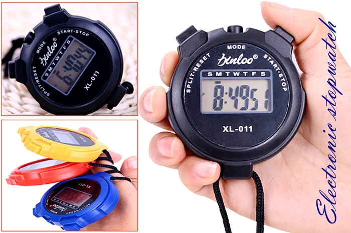 Digital l timer, Sports stopwatch, timer, waterproof. Free whistle.