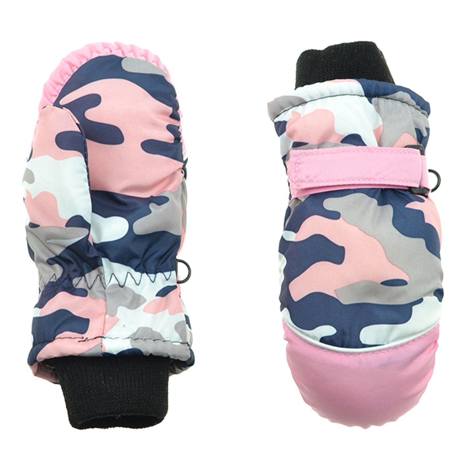 1 Paar Peuter Kids Baby Jongens Meisjes Wanten Ski Handschoenen Waterdicht Winter Warm Skiën Sneeuw Wanten Kinderen Handschoenen Voor meisje Jongen: R