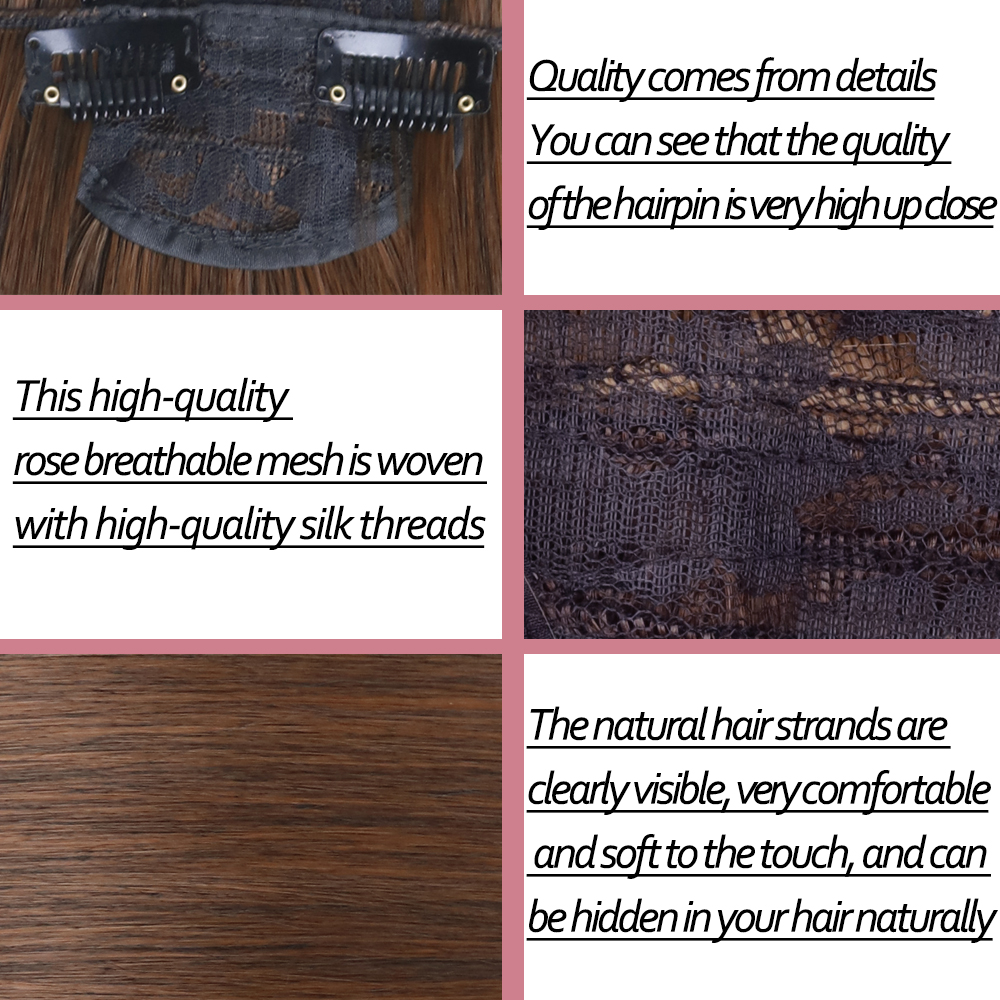 Synthetisch Clip Op Hair Extensions 3 Stks/set Steil Haar Extensions Clip In Haarstukjes Hoge Temperatuur Hittebestendige Vezel