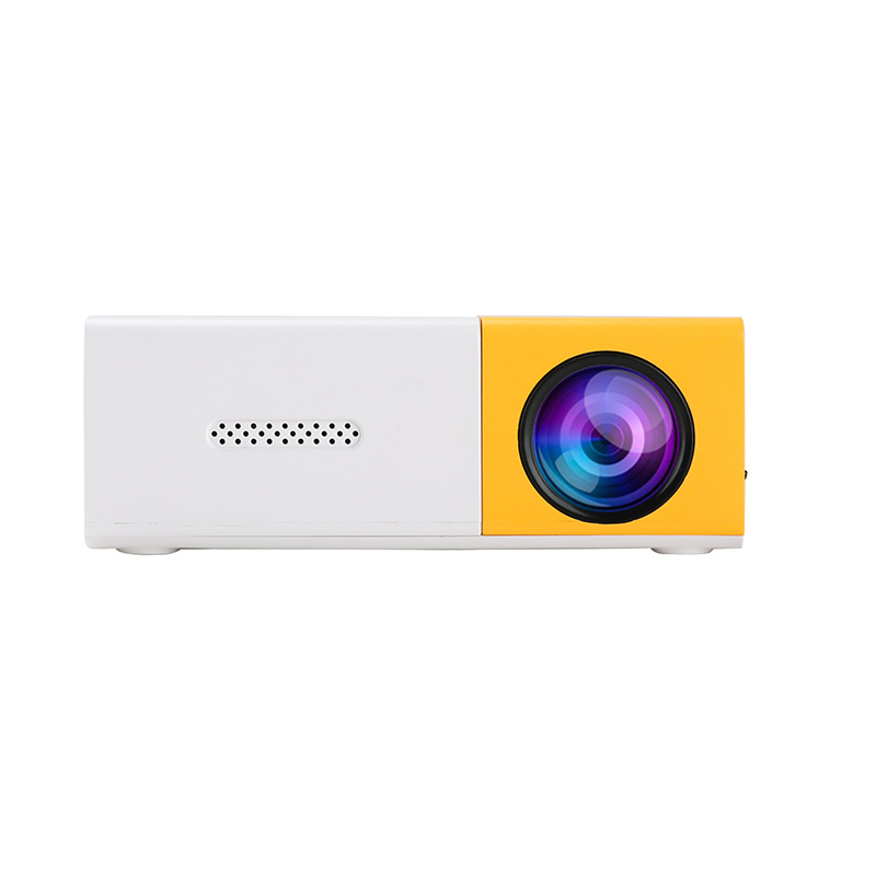 Mini projector 72 - inch screen LED lamp life 30000 hours, support hd, compatible with Android/IOS/Windows/HDTV/USB: color1 / EU Plug