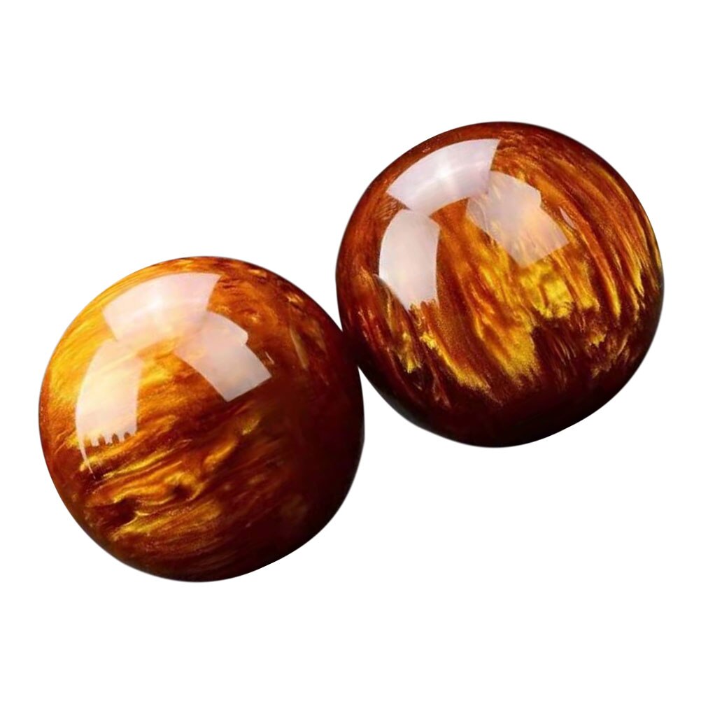 2pcs Smooth Handballs Health Exercise Balls Hand Balls Hand Massagers