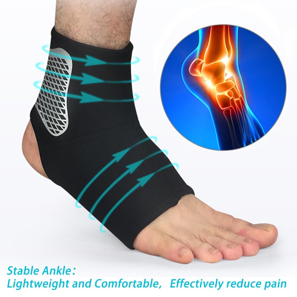 1PC Sports Ankle Support Football Basketball Badminton Running Gym Sports Bandage Elastic Ankle Sprain Brace Guard