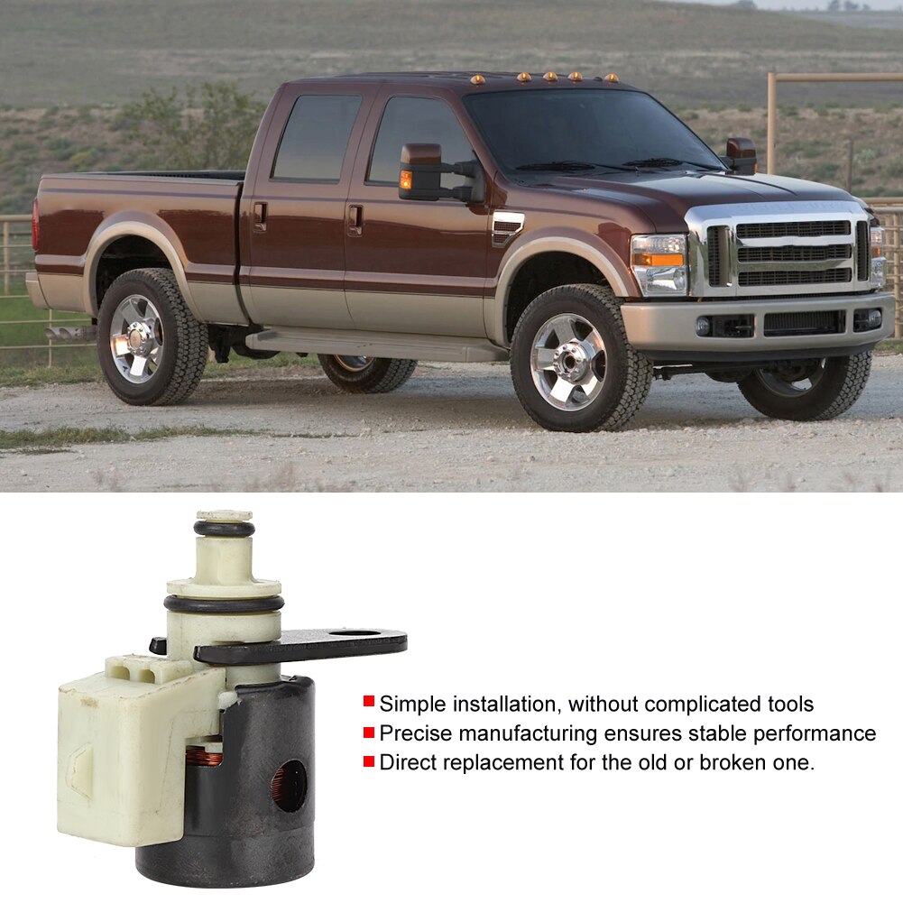 Transmission TCC Lock Up Solenoid 4R70W F8AP-7G136-AB for Ford transmissions 1998 1999 2000 2001 2002 2003 2004 2005 2006