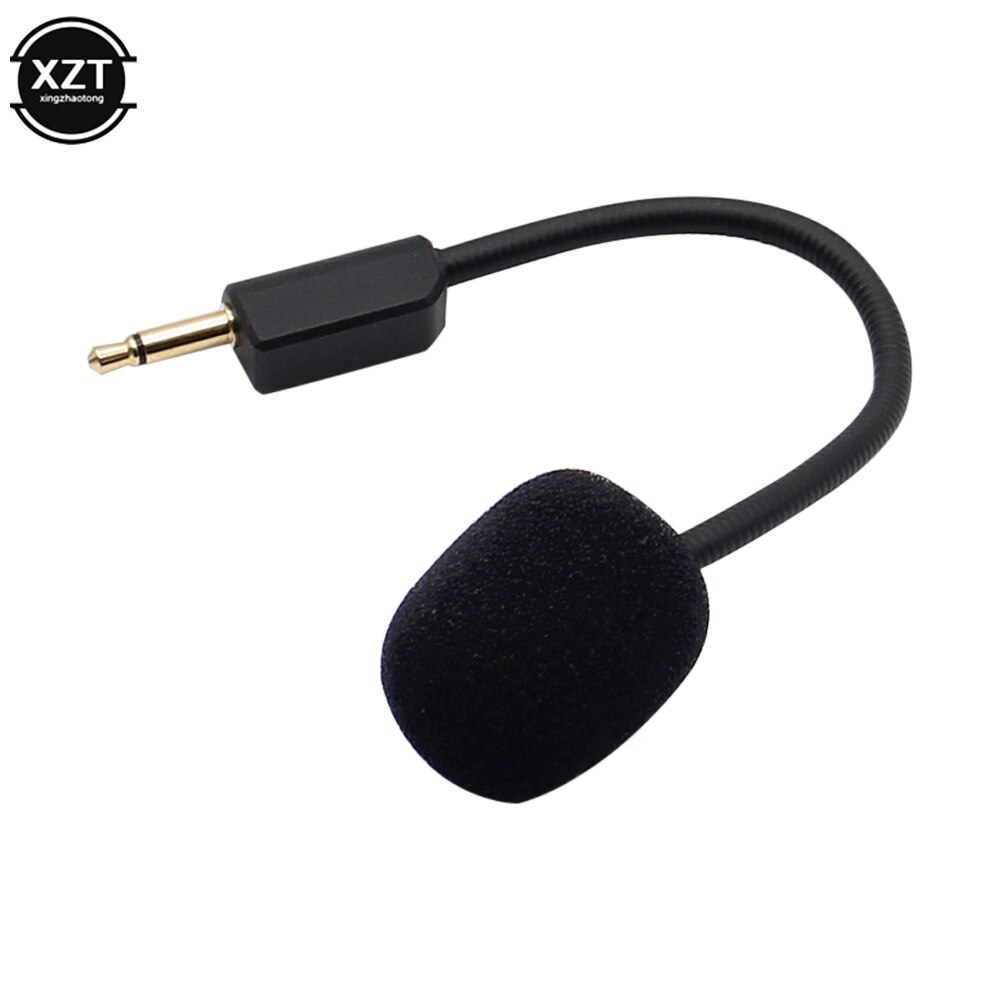 Mic Microphone for Razer BlackShark V2 and V2 Pro Wireless Gaming Headset 3.5mm Detachable Game Boom Microphone with Foam