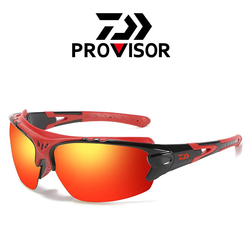 Daiwa Polarisiert Angeln Gläser Männer Frauen Sport Brillen UV400 Schutz draussen Radfahren Wandern Fahr Sonnenbrille mit fallen: 815