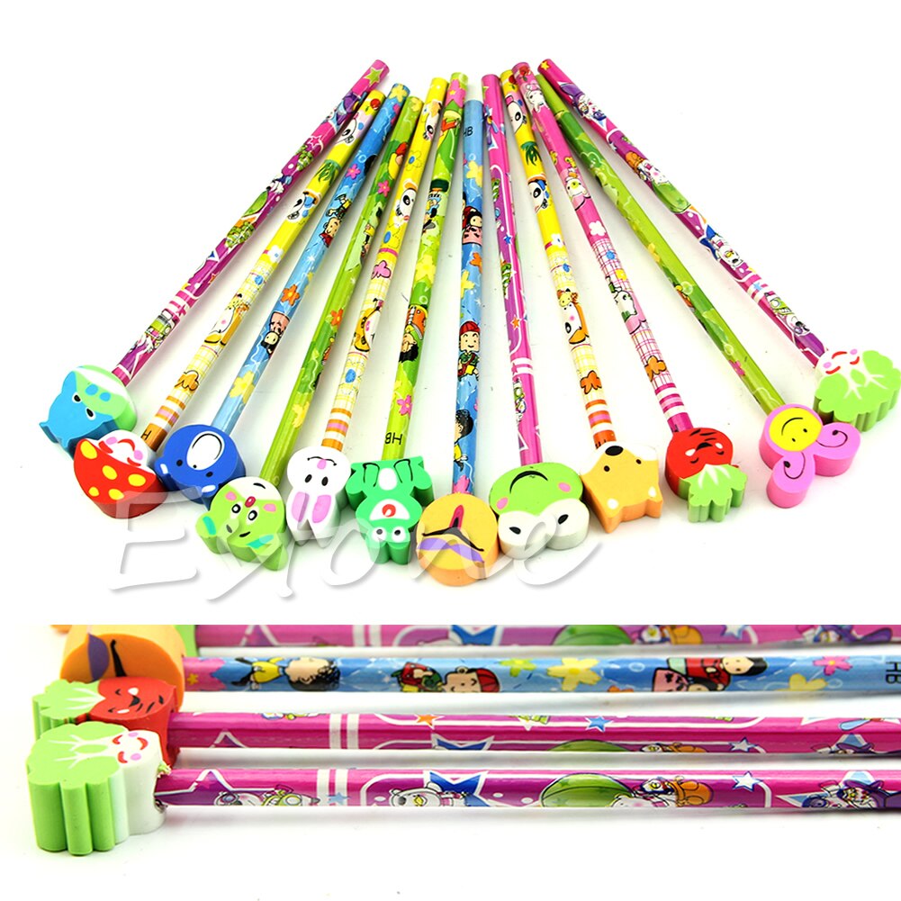 110X Cartoon Eraser Pencil School Party Bag Fille... Grandado