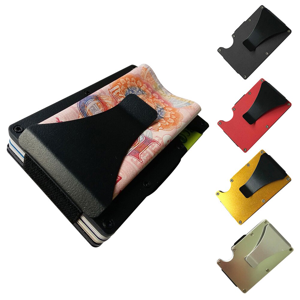 Business Aluminium Protector Wallet Metal Case Card Case Kaarthouder Handig Ultra-Dunne