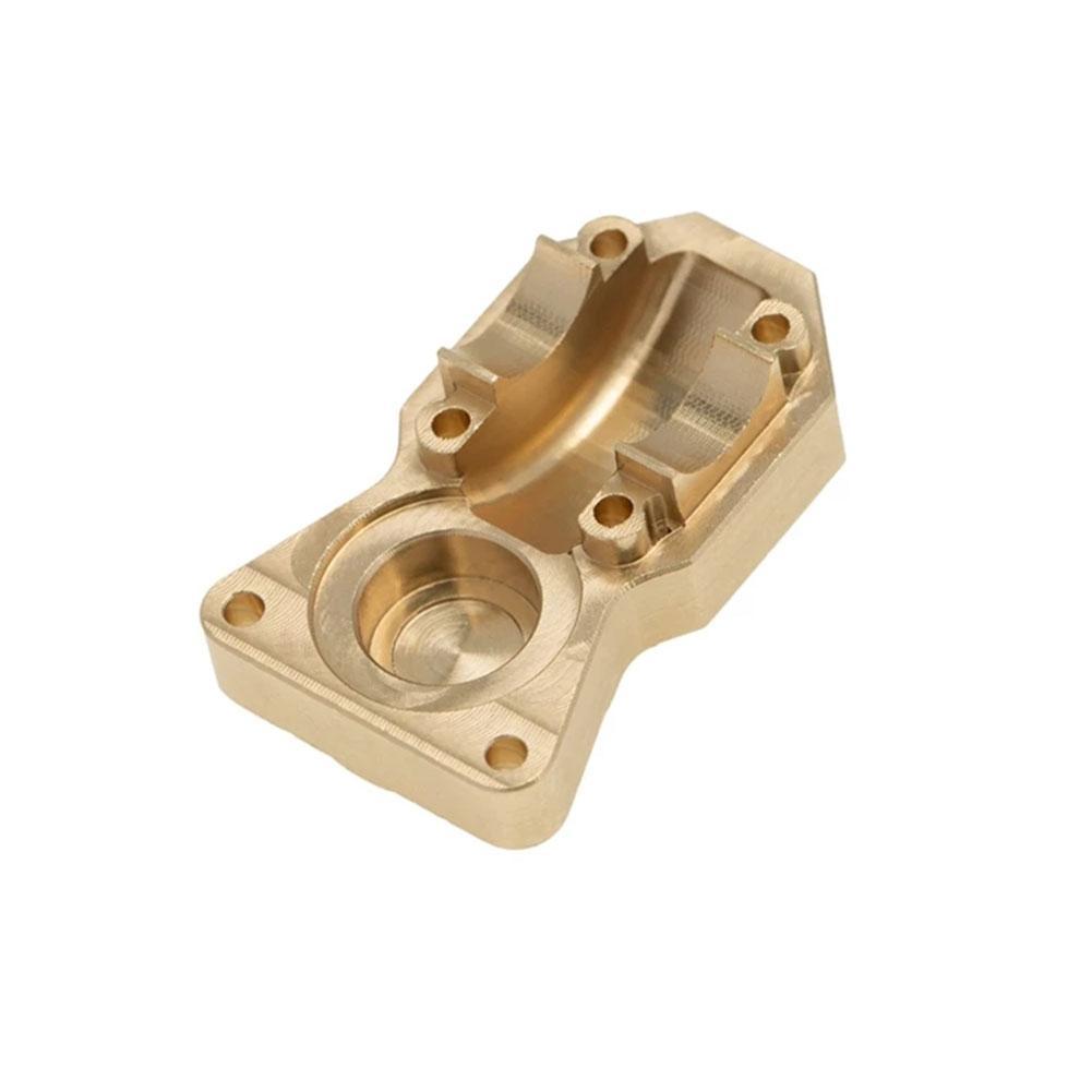 Messing Bridge Cover Contragewicht Cover Messing Tegengewicht Model 90081 Accessoires 23*14*8Mm SCX24 Auto Voor Axiale g8R1