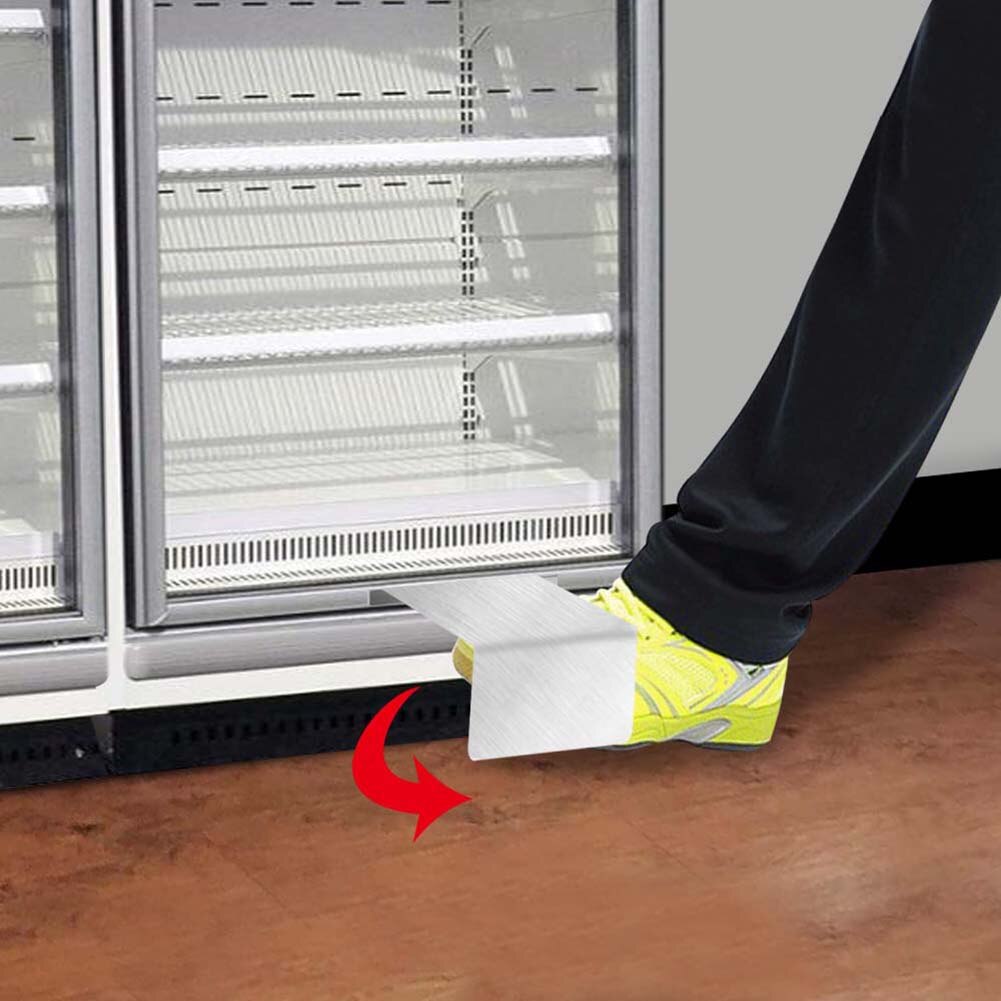 Metal Contactless Hands Free Door Opener Anti-Contact Foot Pull Step Pedal Tool for hands are full to Protect Avoid germs