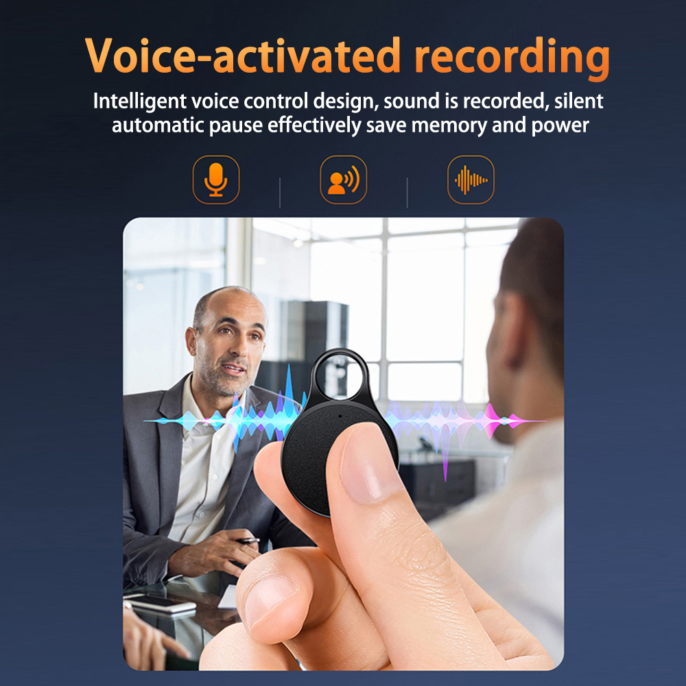 Mini registratore audio 32G/16G Dispositivo di registrazione con un clic Registratori audio professionali per piccole vocali per conferenze Intervista Riunione