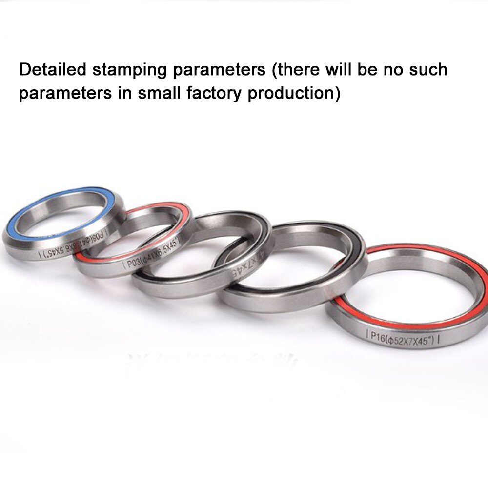 Kuulokkeiden laakeri pyörälle 41/41.8/52mm 1 1/8 cnc ruostumaton teräs mtb maantiepolkupyörä ohjauspylvään laakeri kuuloke pyörän osat