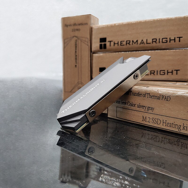 Thermalright m .2 2280 pro 22110 solid state drev køleplade heatpipe køling aluminiumslegering ssd køleplade
