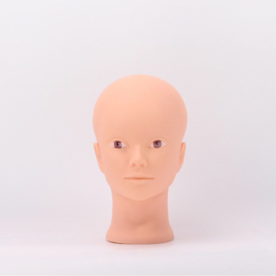 Wig Stand Mannequin Head for Wigs Display and Making Manikin Bald PVC Displaying Heads With Shoulder: wuzhuang-1