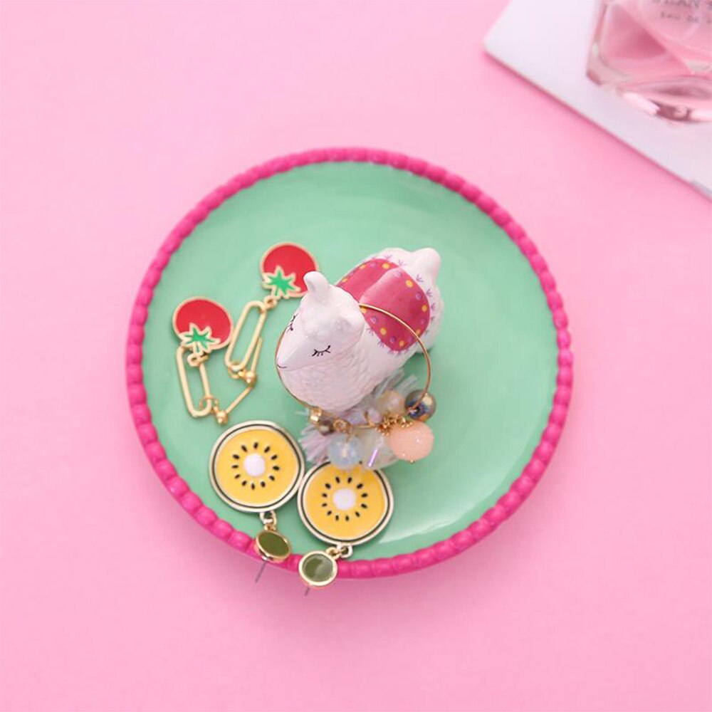 Homies Alpaca Keramische Ring Sieraden Schotel Trinket Trays Ring Houder Sieraden Houder Engagement Wedding Ringen Display Voor Meisje