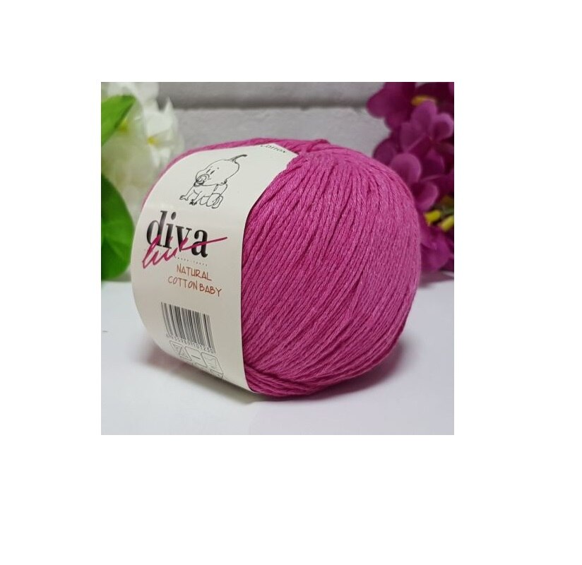 Diva naturlig bomull babygarn 5 x 50gr-200mt %100 bomull sport-baby filt tröja varm virkad handstickning färgglad amigurumi: 2244