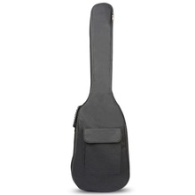 Black Waterproof Double Straps Bass Backpack Gig Bag Case for Electric Bass Guitar 5mm Thickness Sponge Padded