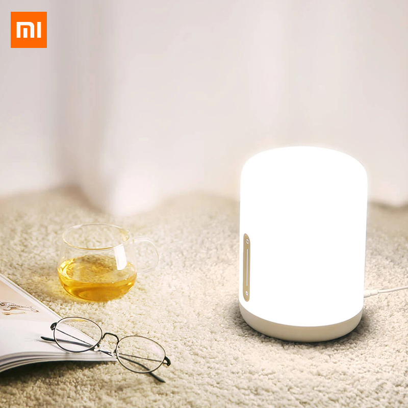 Original xiaomi mijia sengelampe 2 bluetooth wifi forbindelse touch panel app kontrol virker til apple homekit siri mihome app
