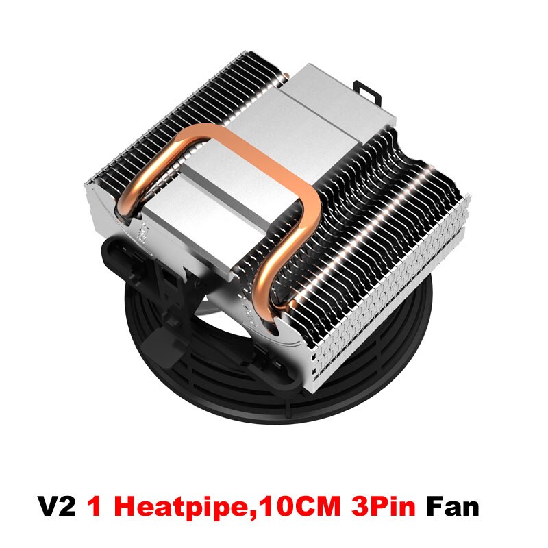 En-Labs Silent CPU Cooler w/ 100mm PWM 4pin Fan for Intel LGA775 /LGA1155 /LGA1156,AMD Socket 754 /939 /AM2 /AM2+ /AM3 /FM1 /FM2