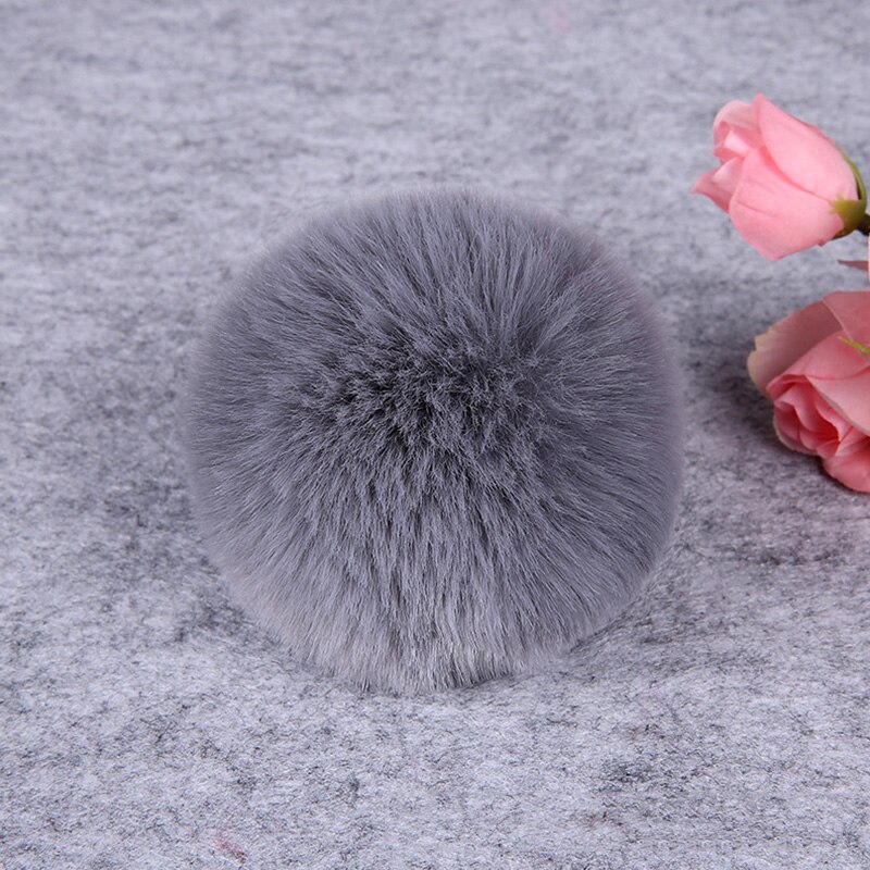 8Cm Diy Winter Zachte Pluizige Rex Konijnenbont Pom Pom Kunstmatige Harige Bal Voor Tassen Mutsen Cap Pompom Accessoires: 7