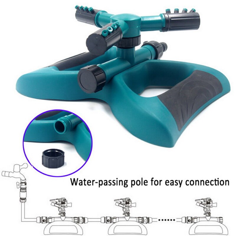 360 Grad Rotierenden Rasen Sprinkler Garten Sprinkler Rasen Bewässerung System Große Bereich Leck Freies Dreh bewässerung sprinkler