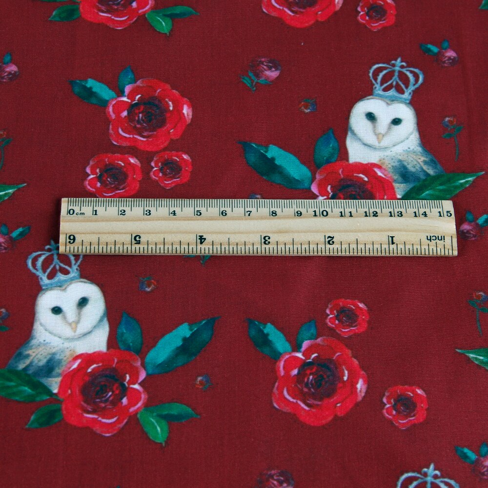 50*145Cm Eenhoorn Vogel Polyester Katoenen Doek Gedrukt Naaien Quilten Stoffen Patchwork Handwerken Diy Handgemaakte Materiaal, 1Yc3176: 1059905001